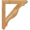 Ekena Millwork Funston Arts and Crafts Rough Sawn Bracket w/ Offset Brace, Western Red Cedar, 6"W x 30"D x 34"H BKT0604X30X34FST03RWR - alternate 2